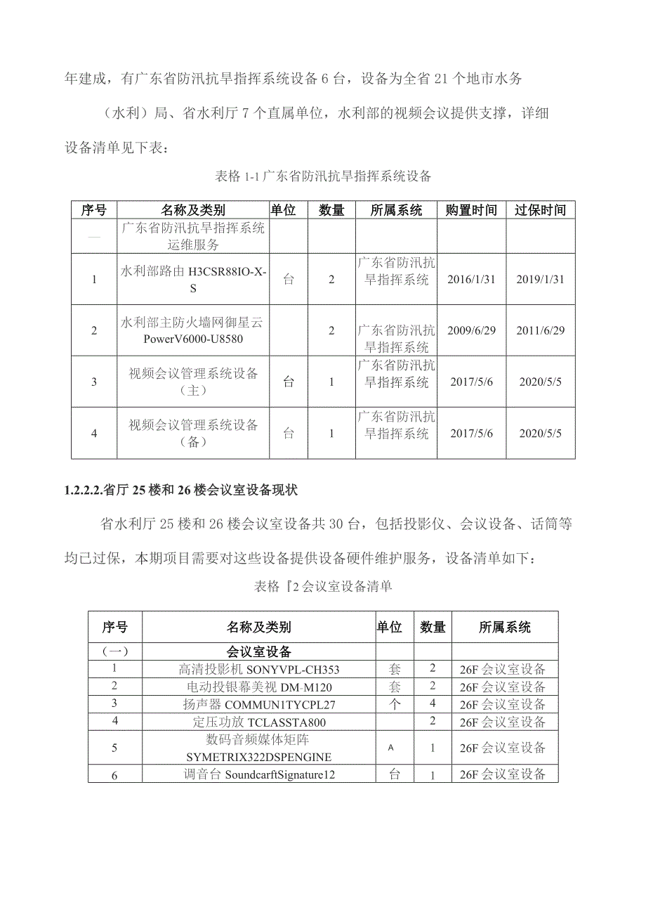 广东省省级政务信息化（2023年第三批）项目需求--广东省水利厅保障中心政务信息化运维和运营（2023年）项目.docx_第3页