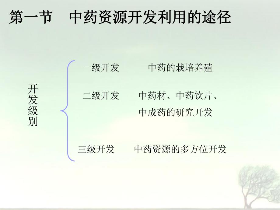 中药资源开发利用讲义（精品） .ppt_第3页