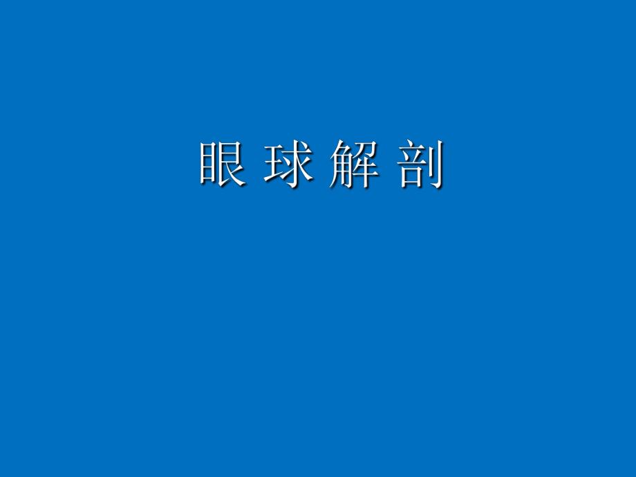 眼球解剖.ppt_第1页