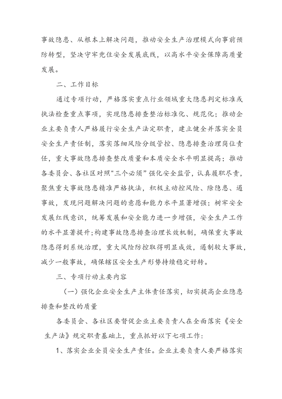 重大隐患专项治理行动实施方案模板.docx_第2页