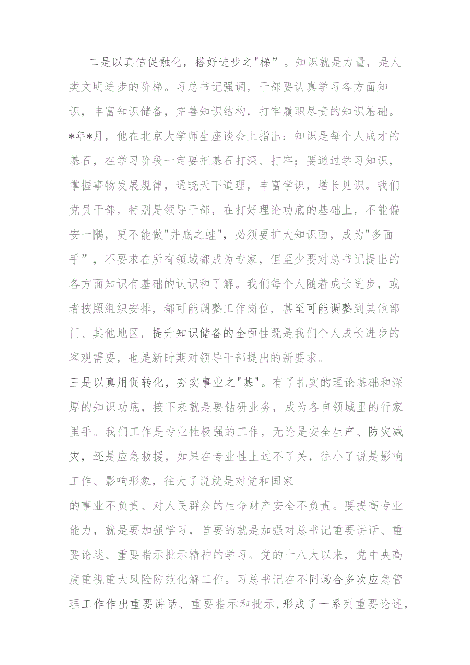 应急管理局局长主题教育研讨发言材料.docx_第2页