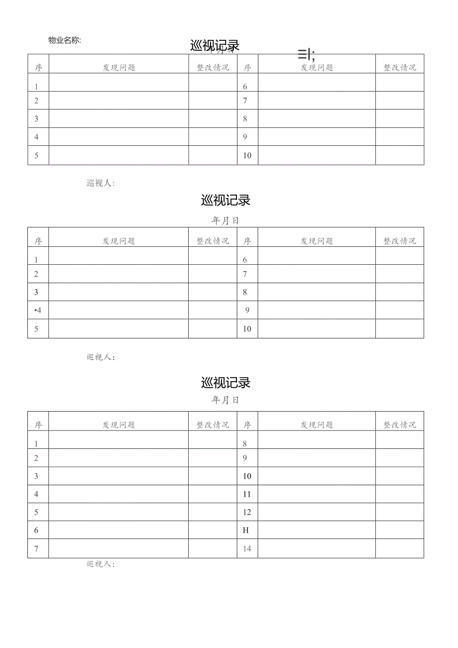 管理员巡视记录表.docx_第1页