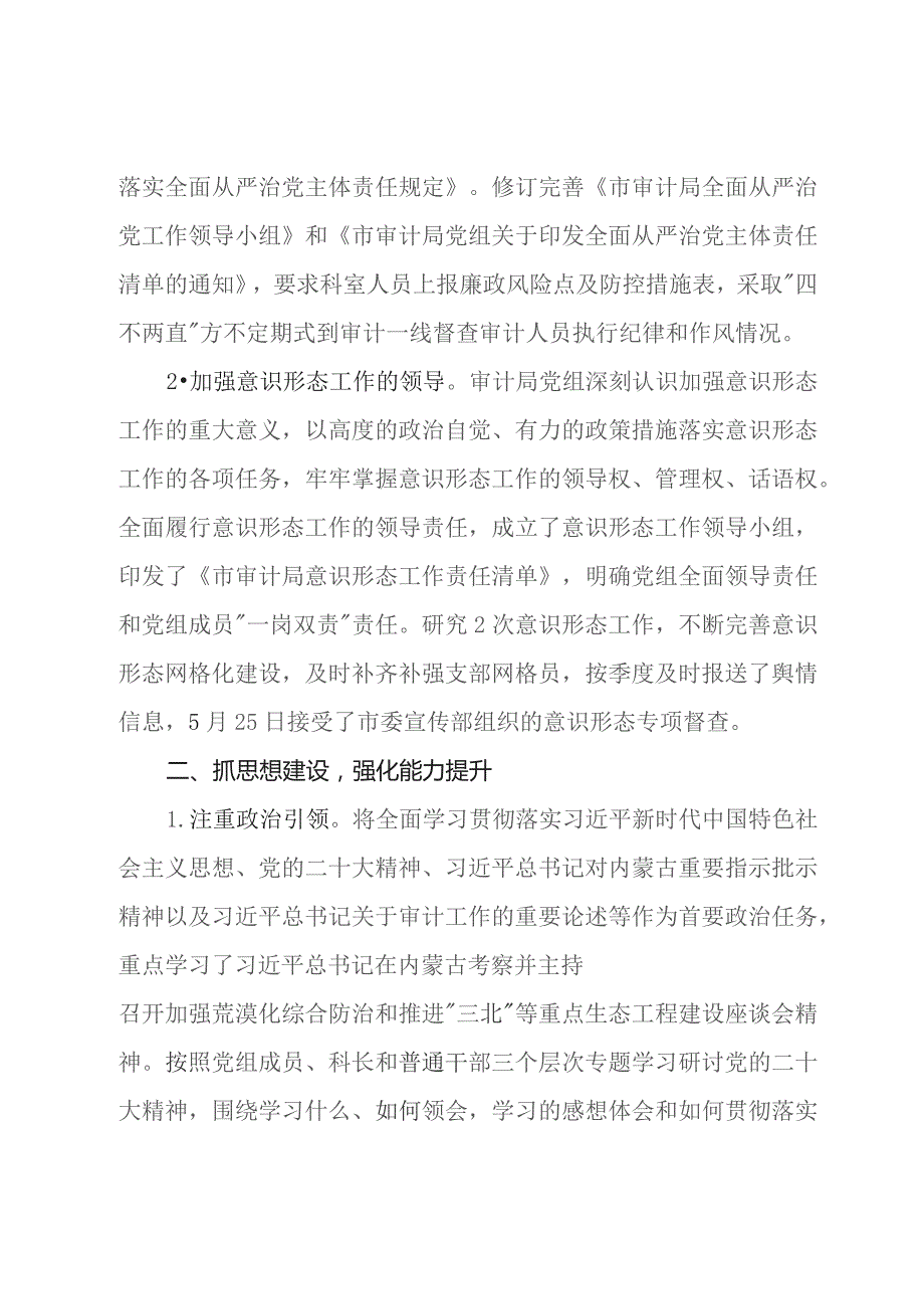 市审计局2023年党建工作总结.docx_第2页