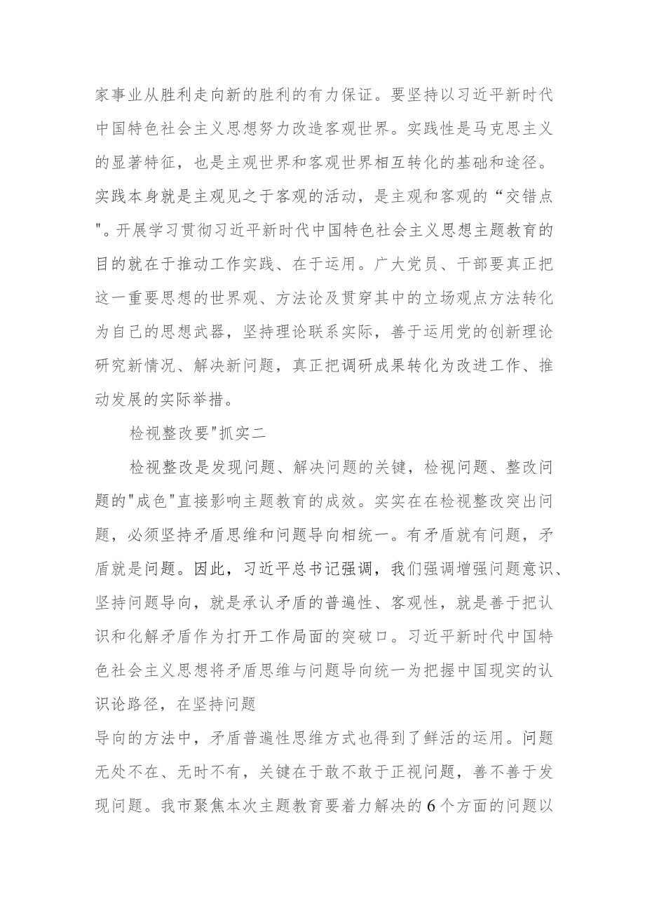 研讨发言：牢牢把握“实”字强力推进主题教育.docx_第2页