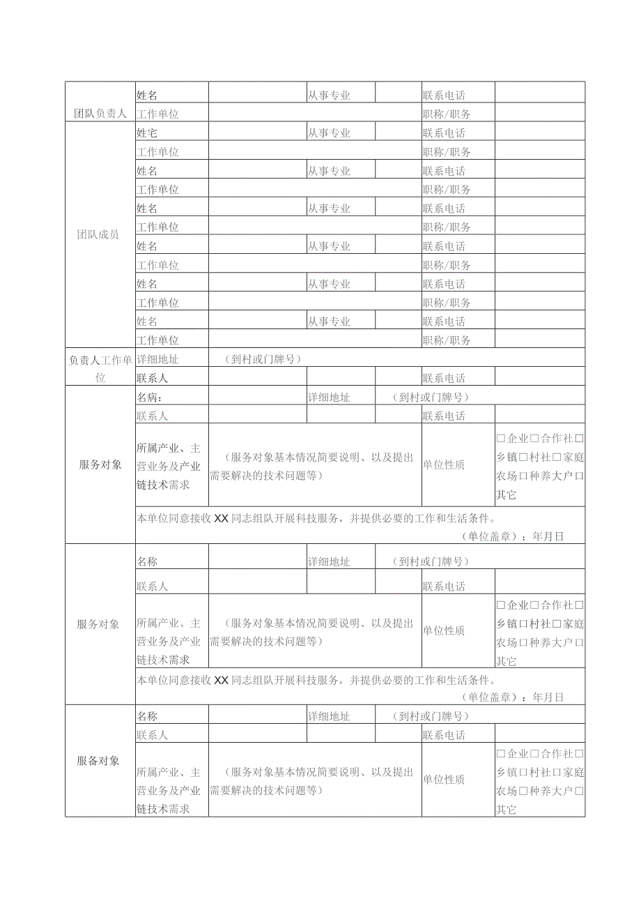 江西省农业科技特派员自然人、团队、法人科技特派员三方协议书和绩效评价参考表.docx_第2页