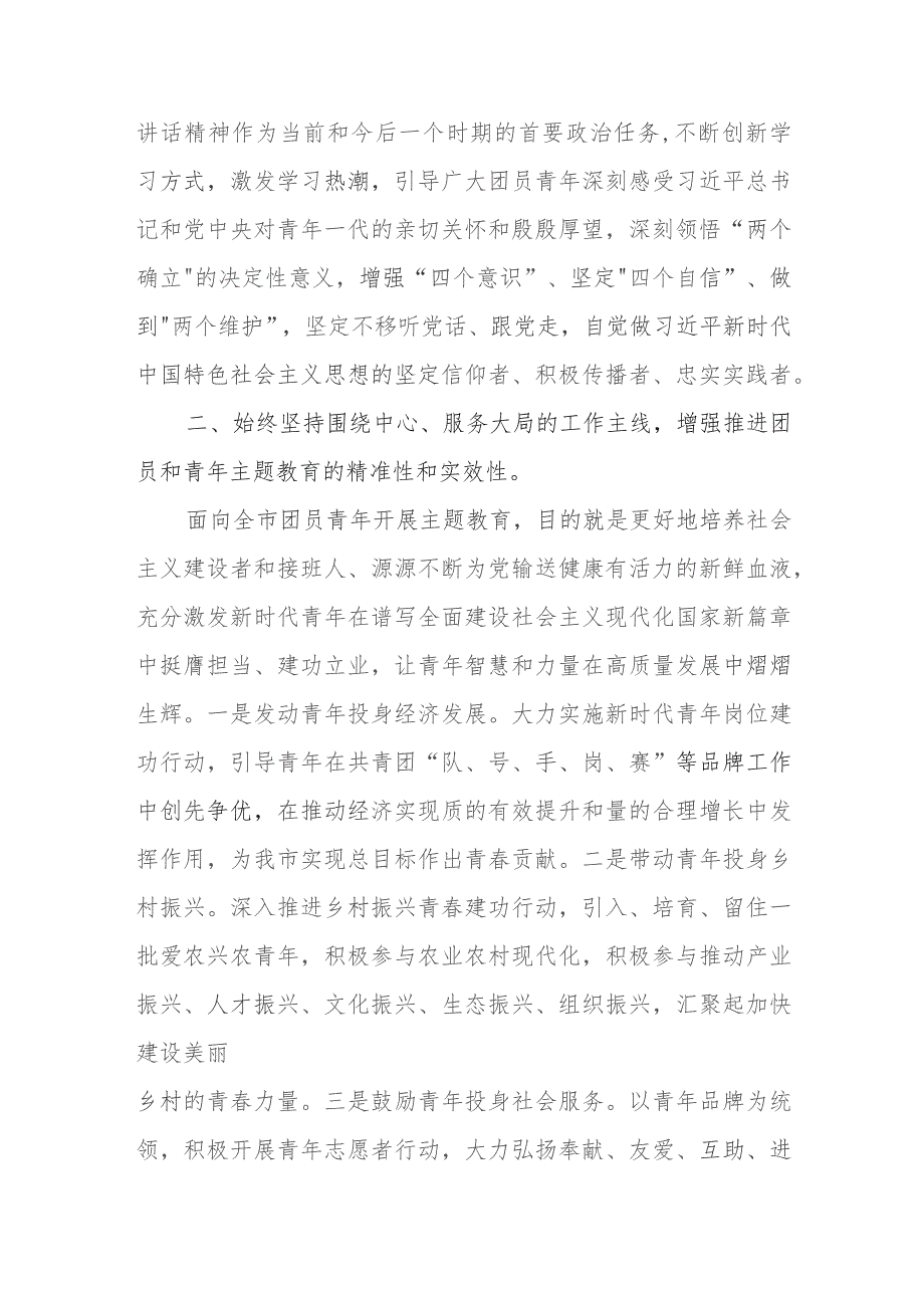 领导干部在团市委2023年主题教育工作会议上的讲话.docx_第2页