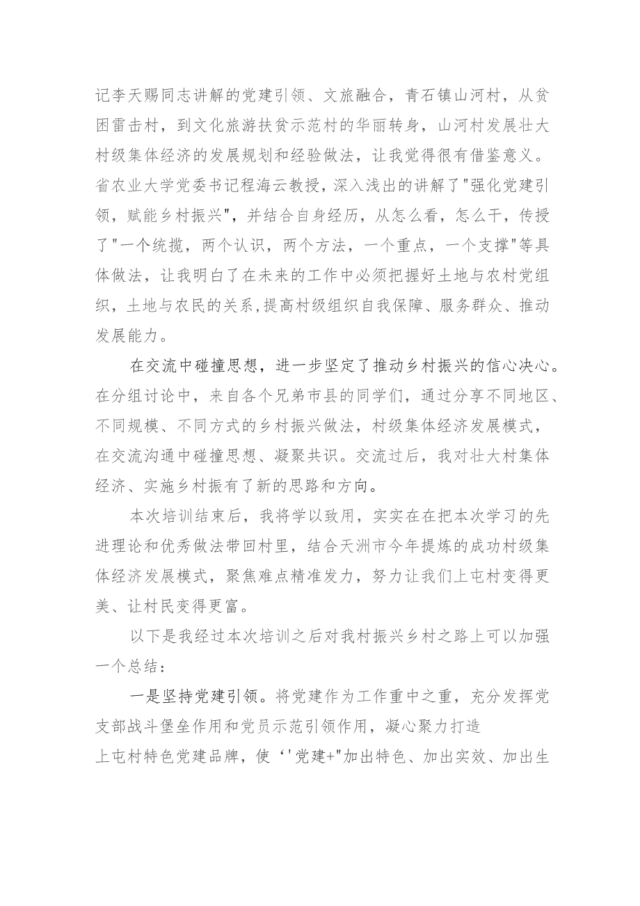 交流发言：坚持党建引领+走稳振兴之路.docx_第2页