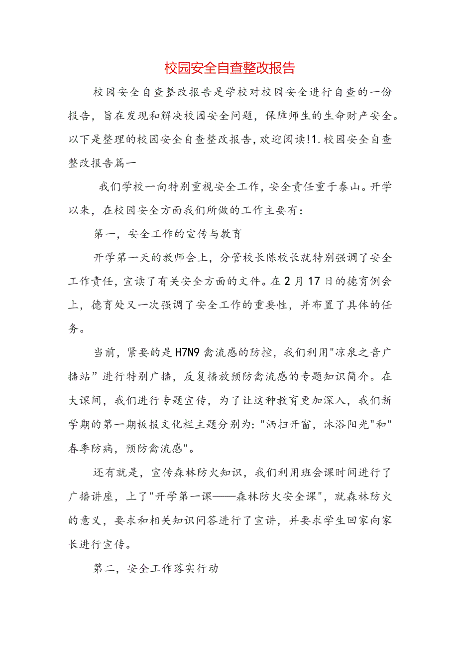 校园安全自查整改报告.docx_第1页