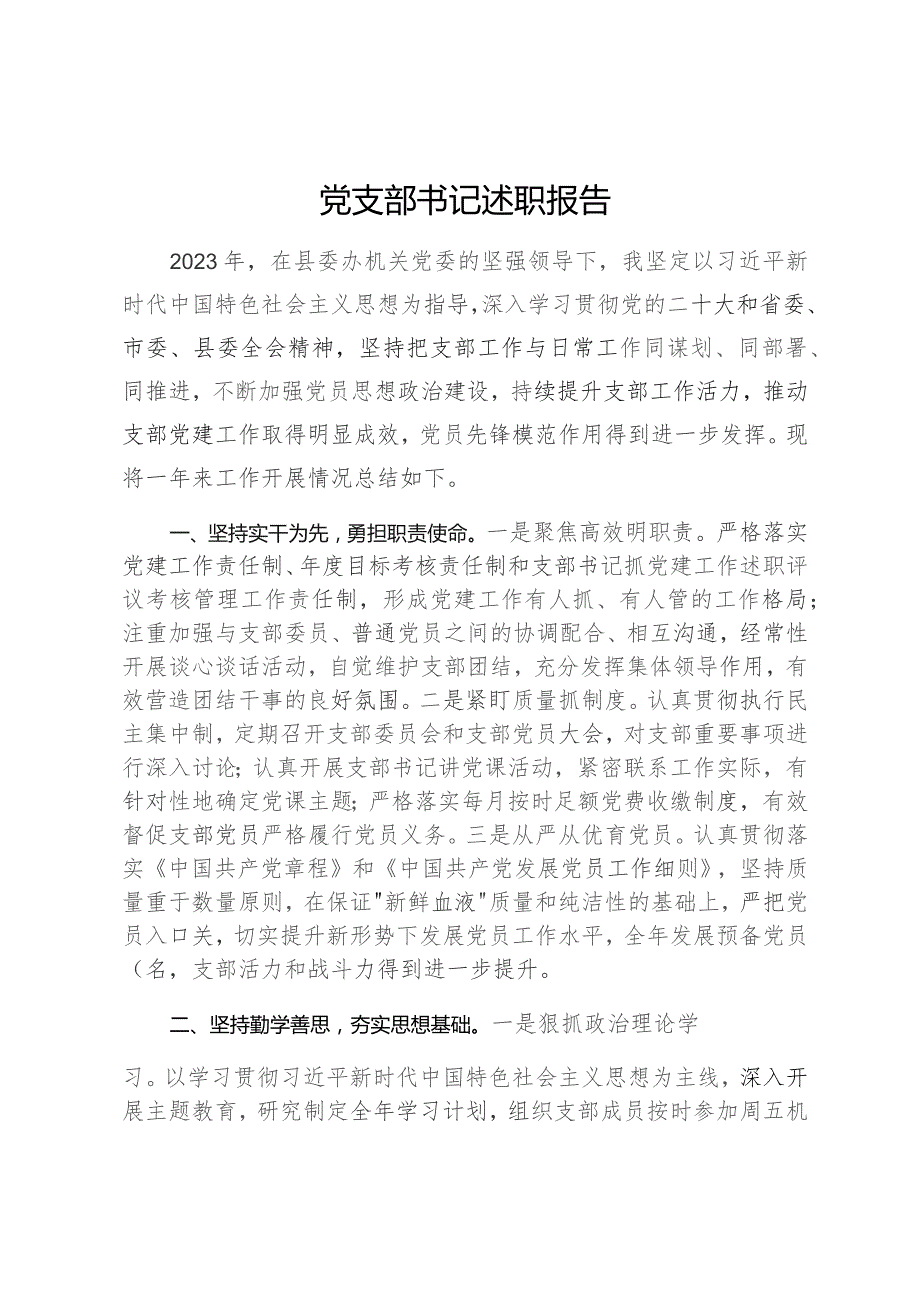 党支部书记述职报告.docx_第1页