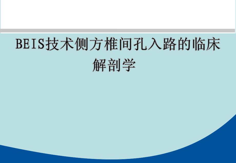 椎间孔入路的应用解剖.ppt_第1页