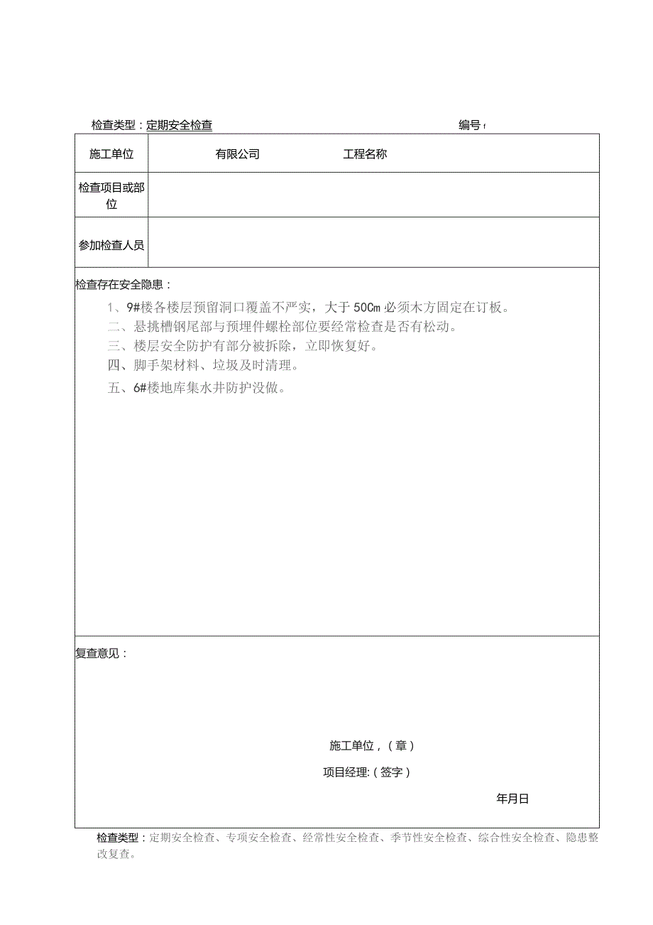 项目经理带班安全检查记录.docx_第2页