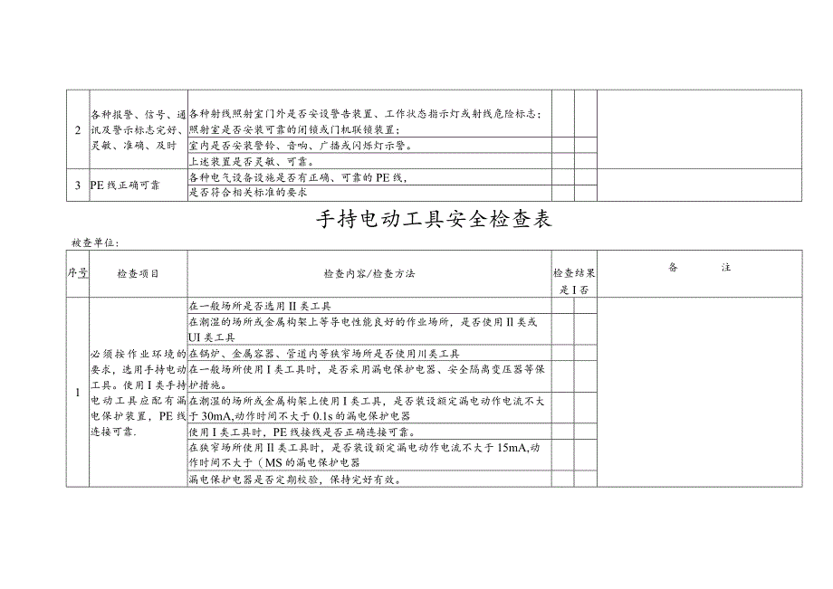 探伤设备（射线探伤）安全检查表.docx_第2页