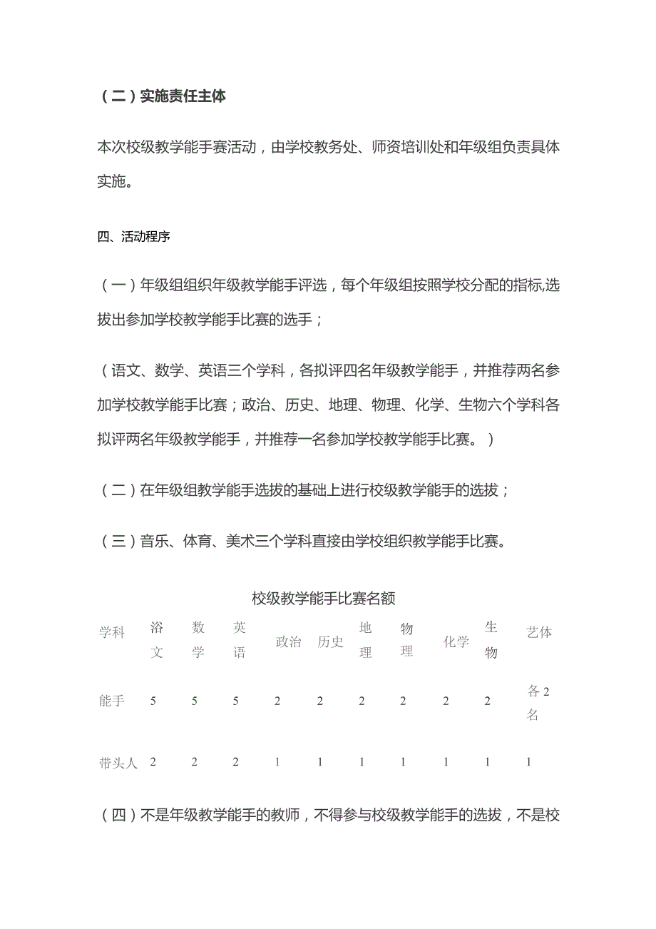 某中学教学能手比赛实施方案.docx_第3页