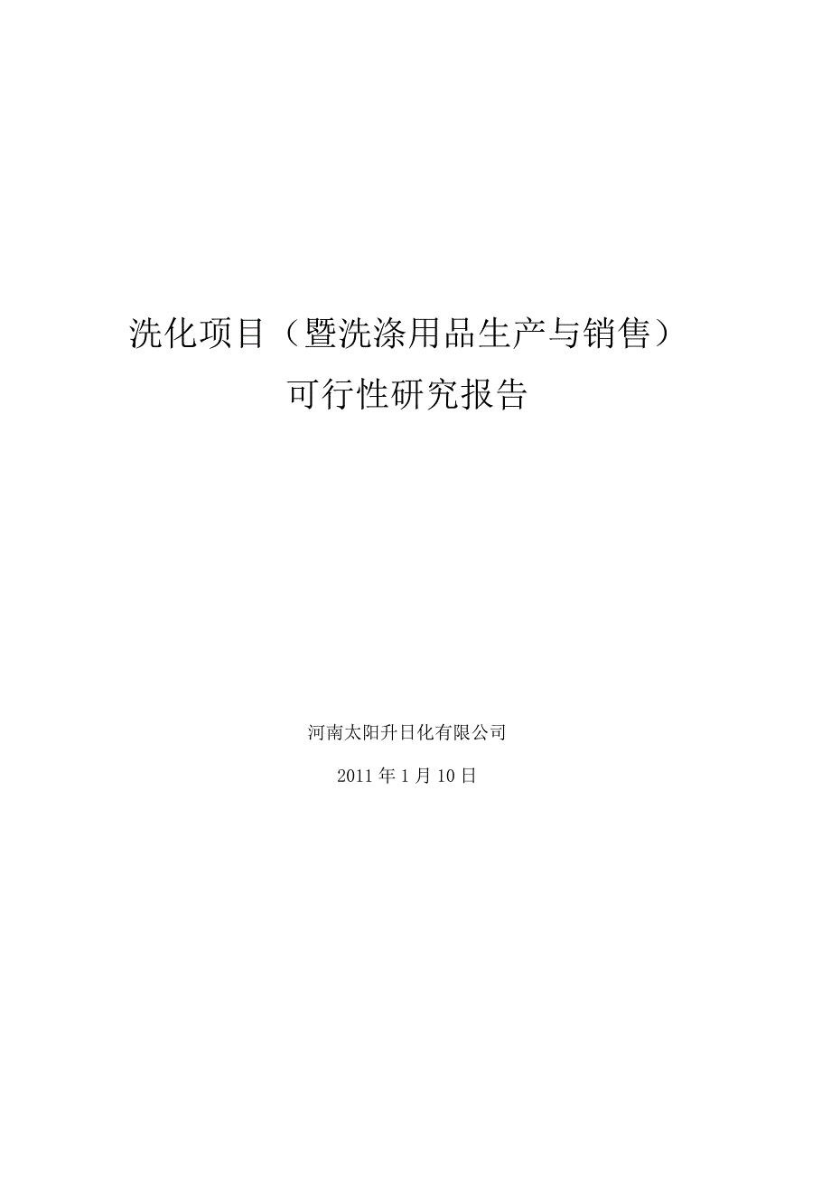 某公司项目可行性研究报告36907.docx_第1页