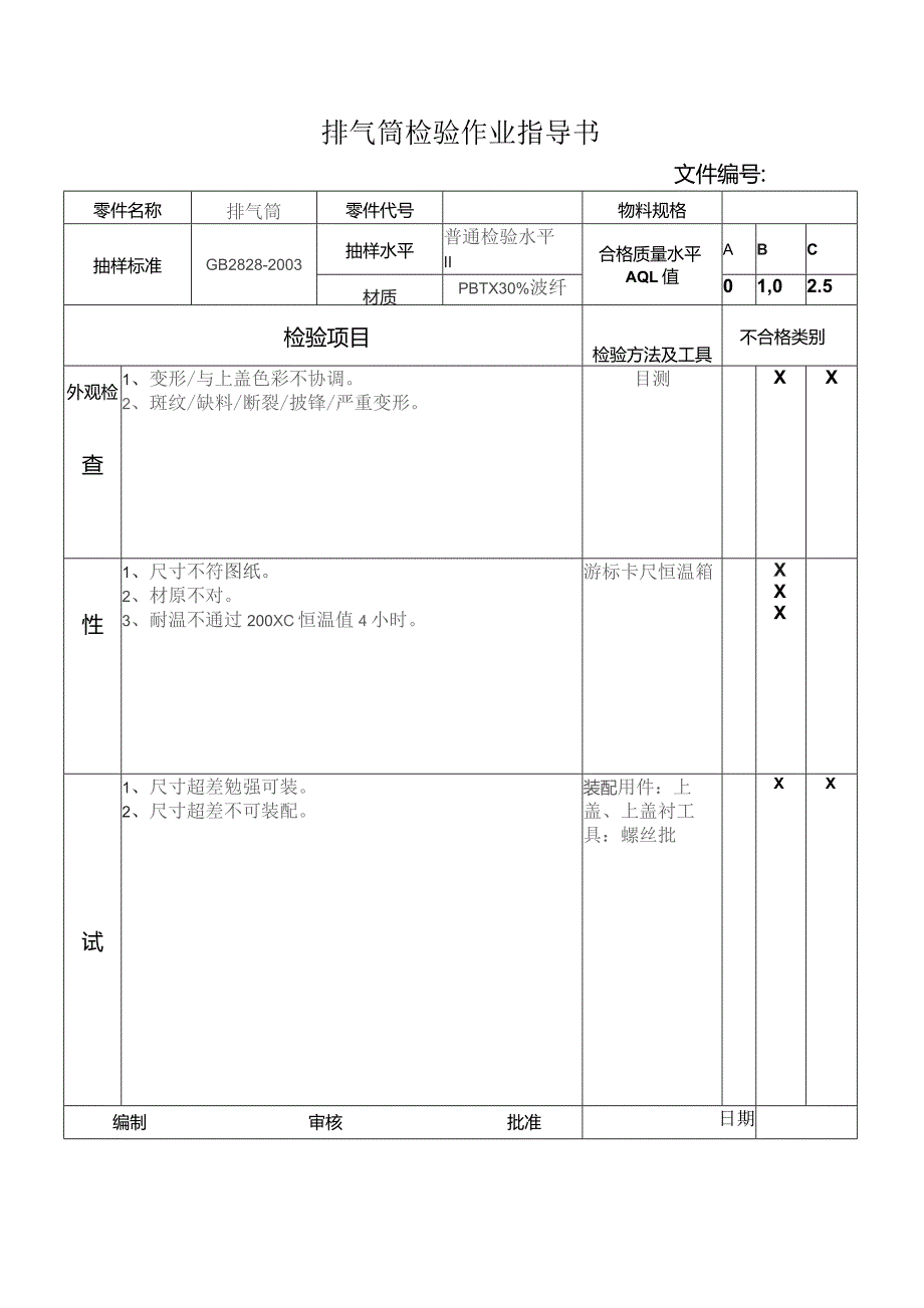 排气筒检验作业指导书.docx_第1页