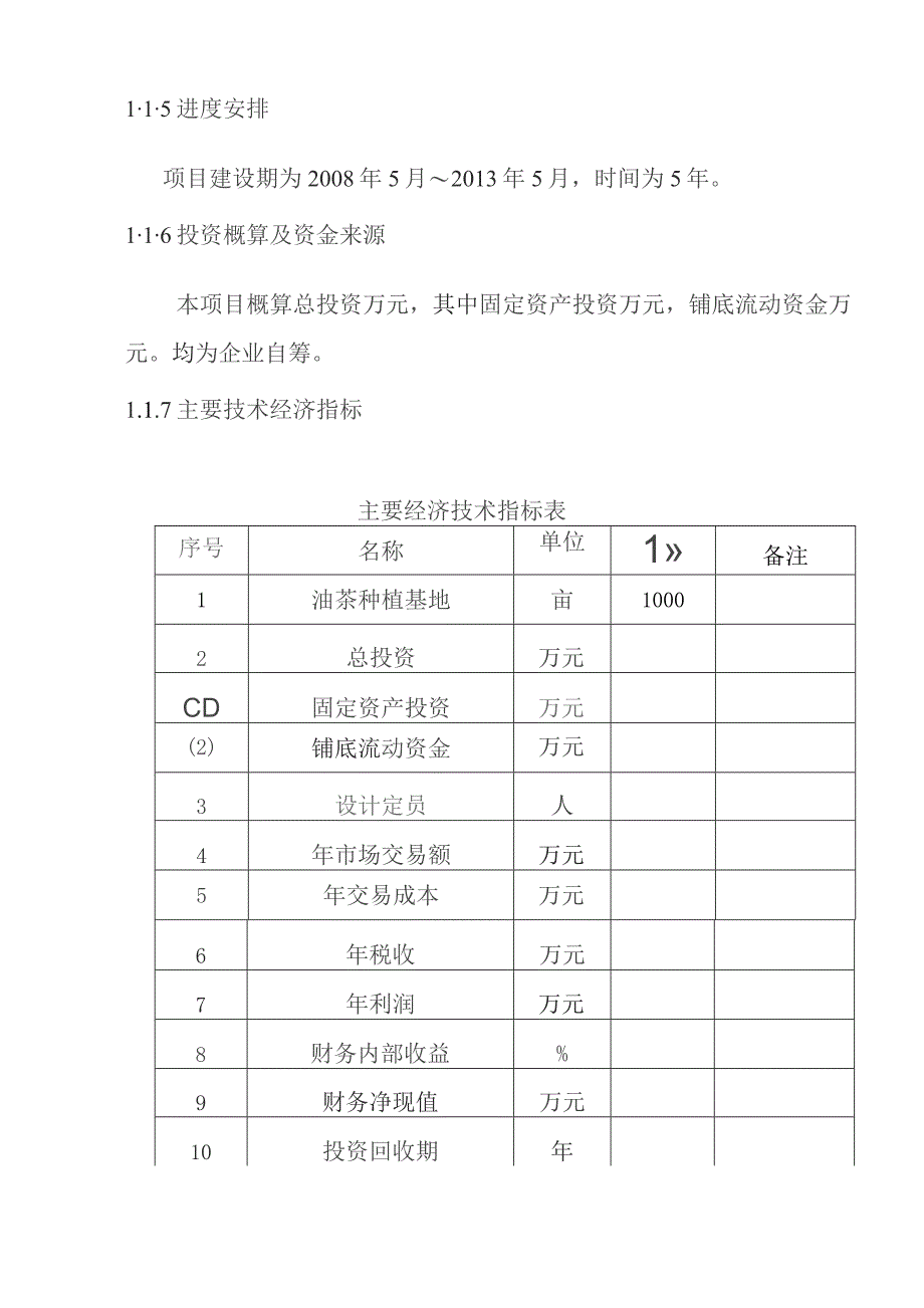 改扩建1000亩油茶林项目可行性研究报告书.docx_第3页