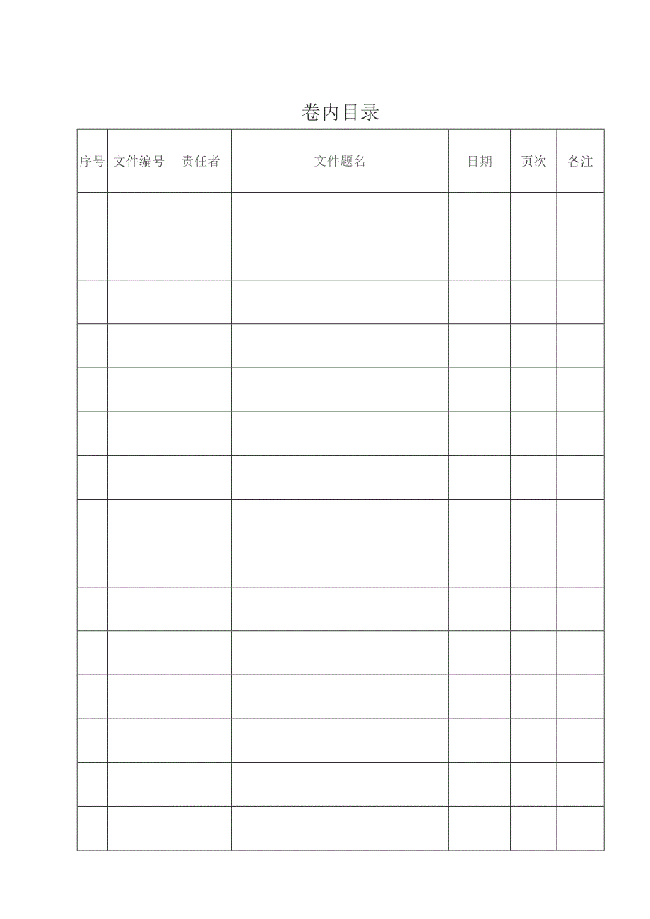 5.卷内目录、备考表.docx_第1页