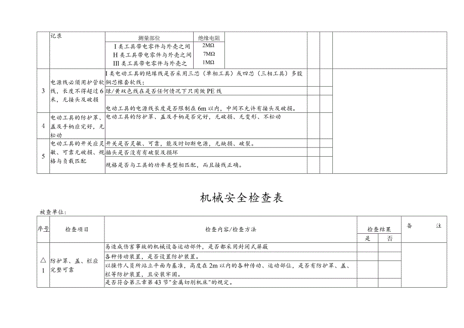 手持电动工具安全检查表.docx_第2页