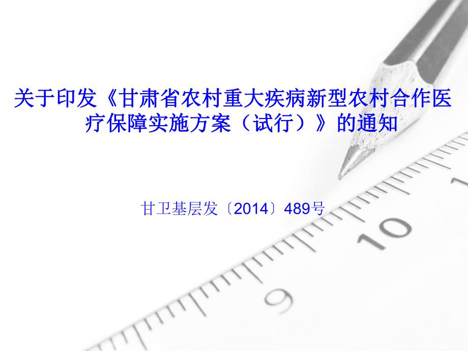 甘肃省农村重大疾病新型农村合作医疗保障实施方案试行.ppt_第3页