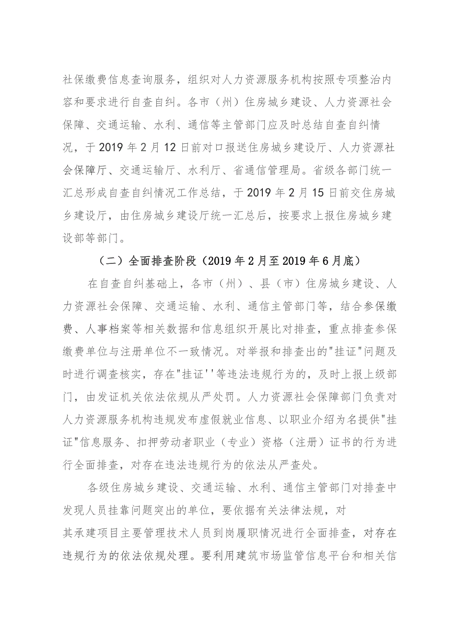 工程建设领域专业技术人员职业资格“挂证”等违法违规行为专项整治方案.docx_第2页