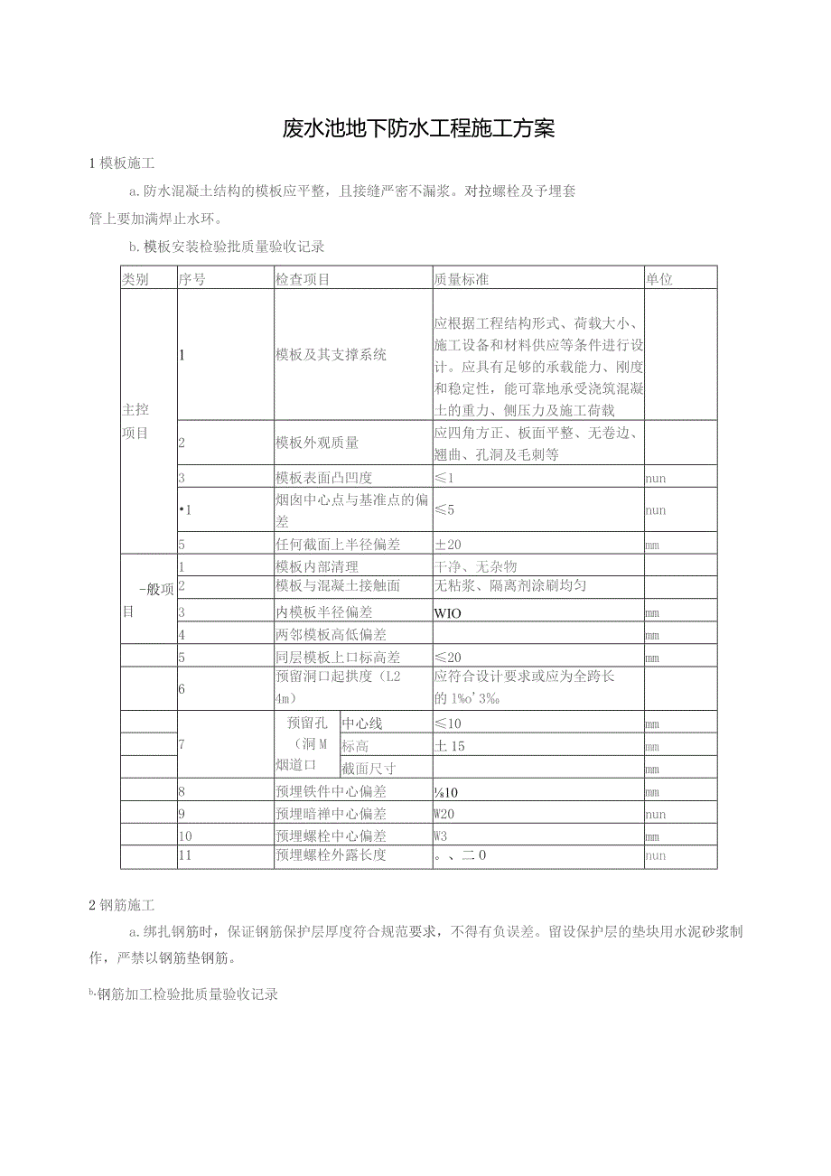 废水池地下防水工程施工方案.docx_第1页