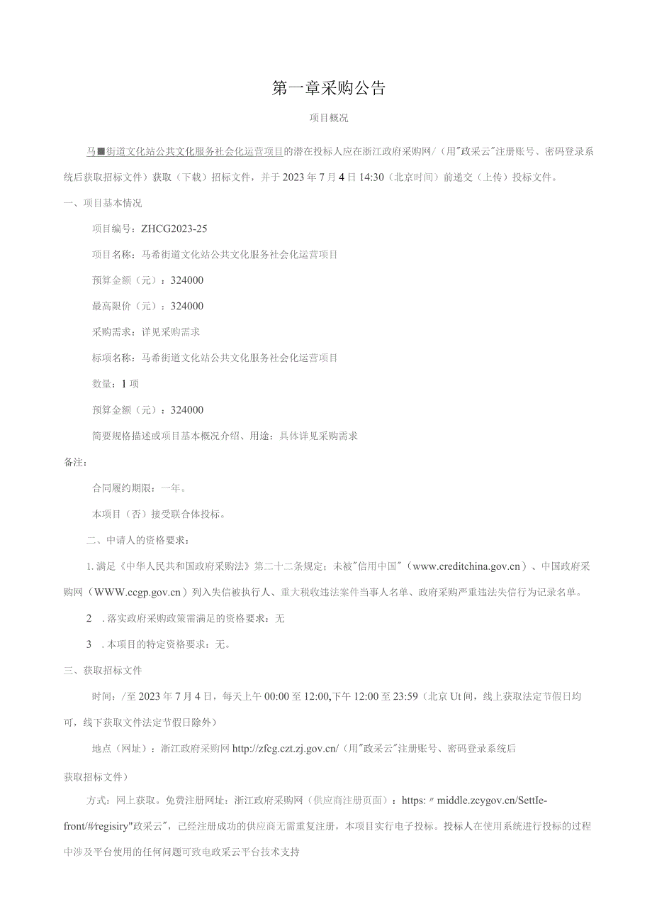 公共文化服务社会化运营项目招标文件.docx_第3页