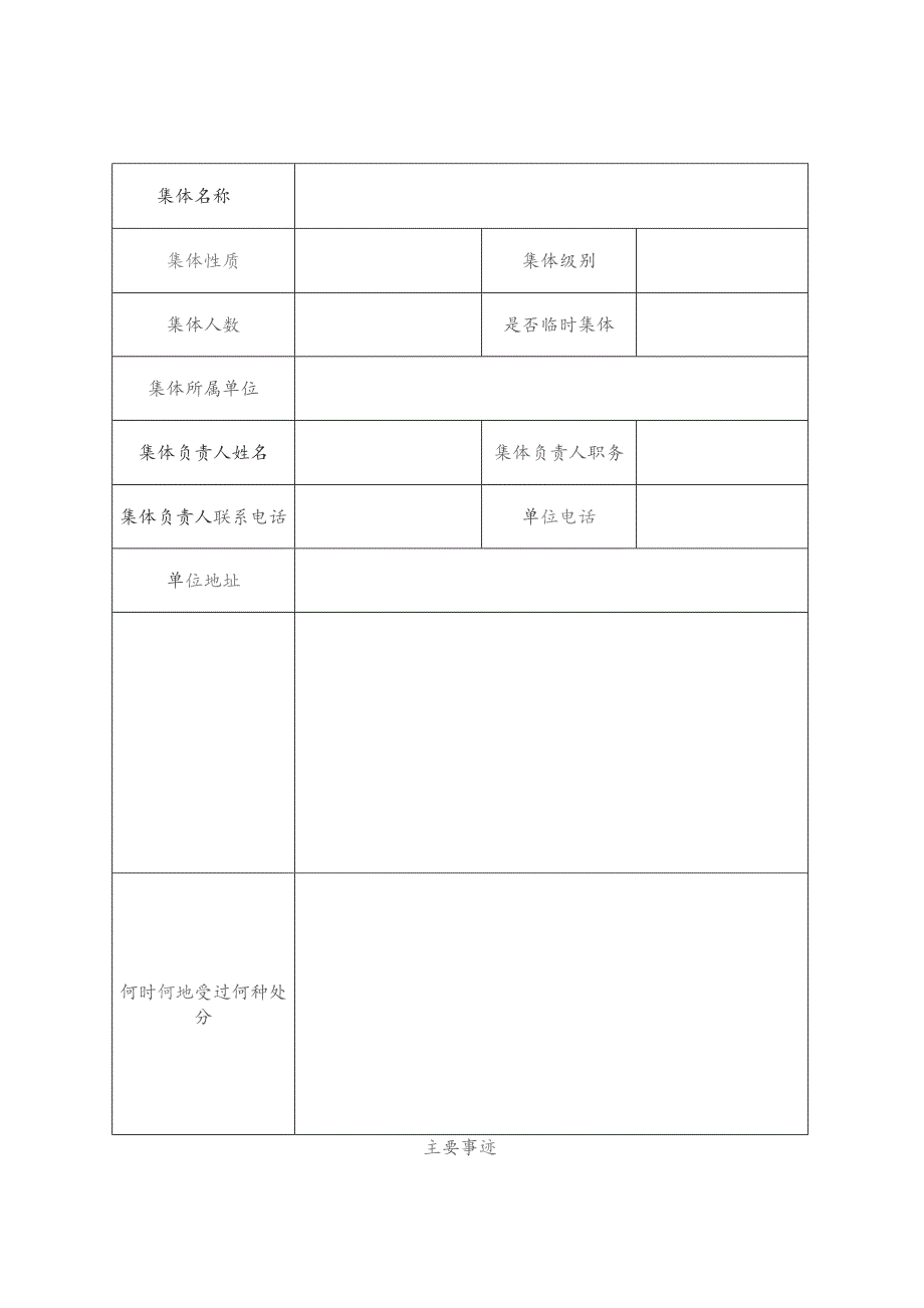 卫生健康系统先进集体推 荐 审 批 表.docx_第2页