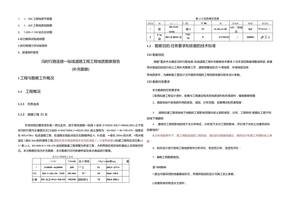 冯时行路连接一纵线道路工程工程地质勘察报告（补充勘察）.docx_第3页