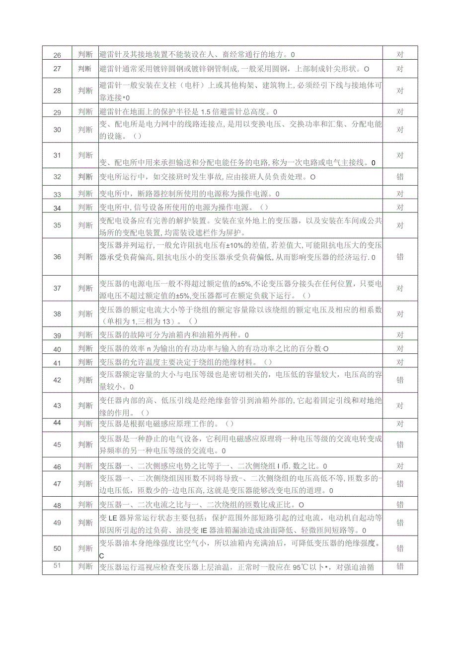 (新)20XX年高压电工初训考试试题(附答案48页汇编).docx_第2页