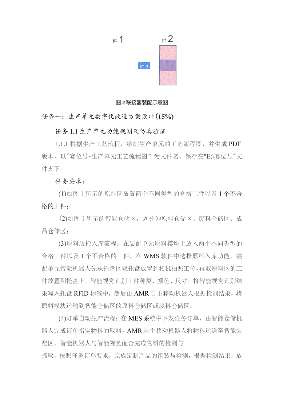 第十六届山东省职业院校技能大赛高职组“生产单元数字化改造”赛项样题.docx_第3页