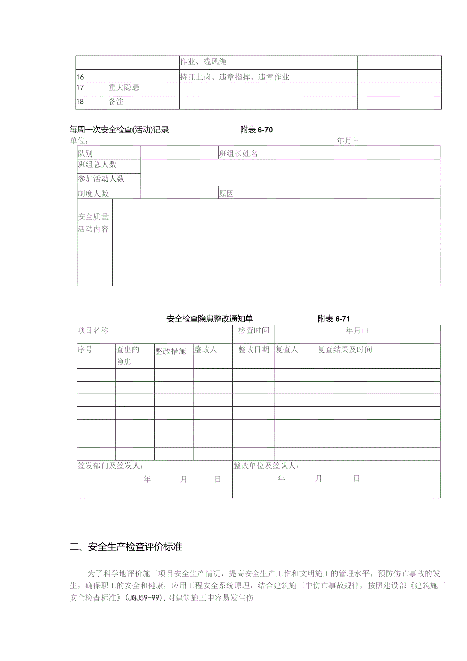 大中型建筑公司施工现场安全生产检查制度与验收评价标准.docx_第2页