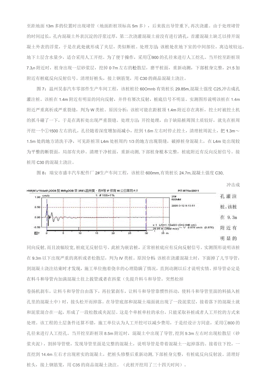 基桩低应变检测的实例分析与处理方法.docx_第3页