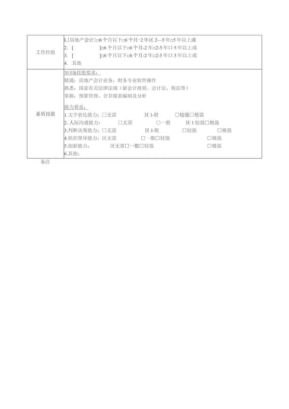 地产集团总公司财务稽核部财务主管岗位说明书.docx_第2页