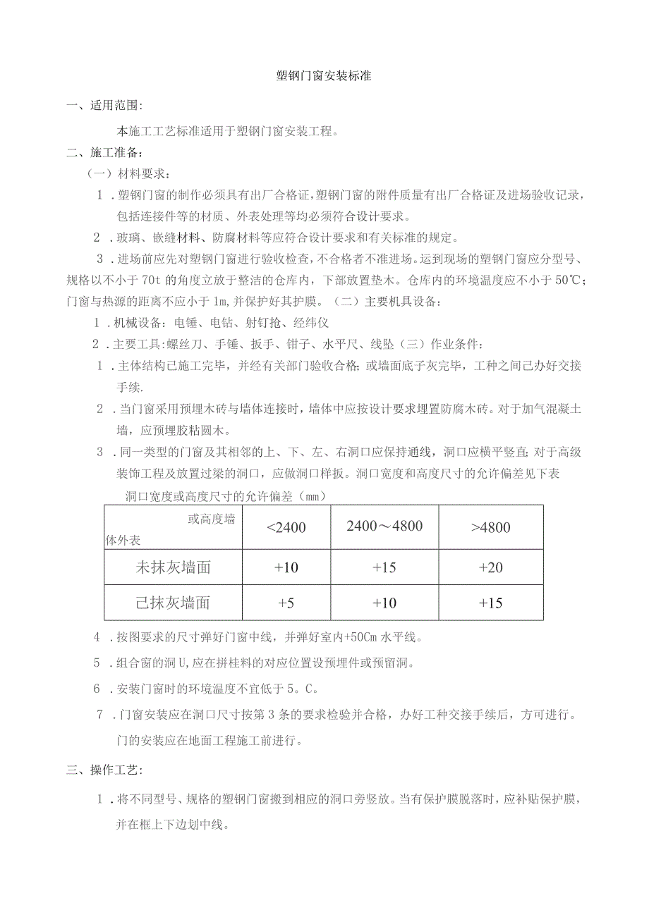 塑钢门窗安装规范-.docx_第1页