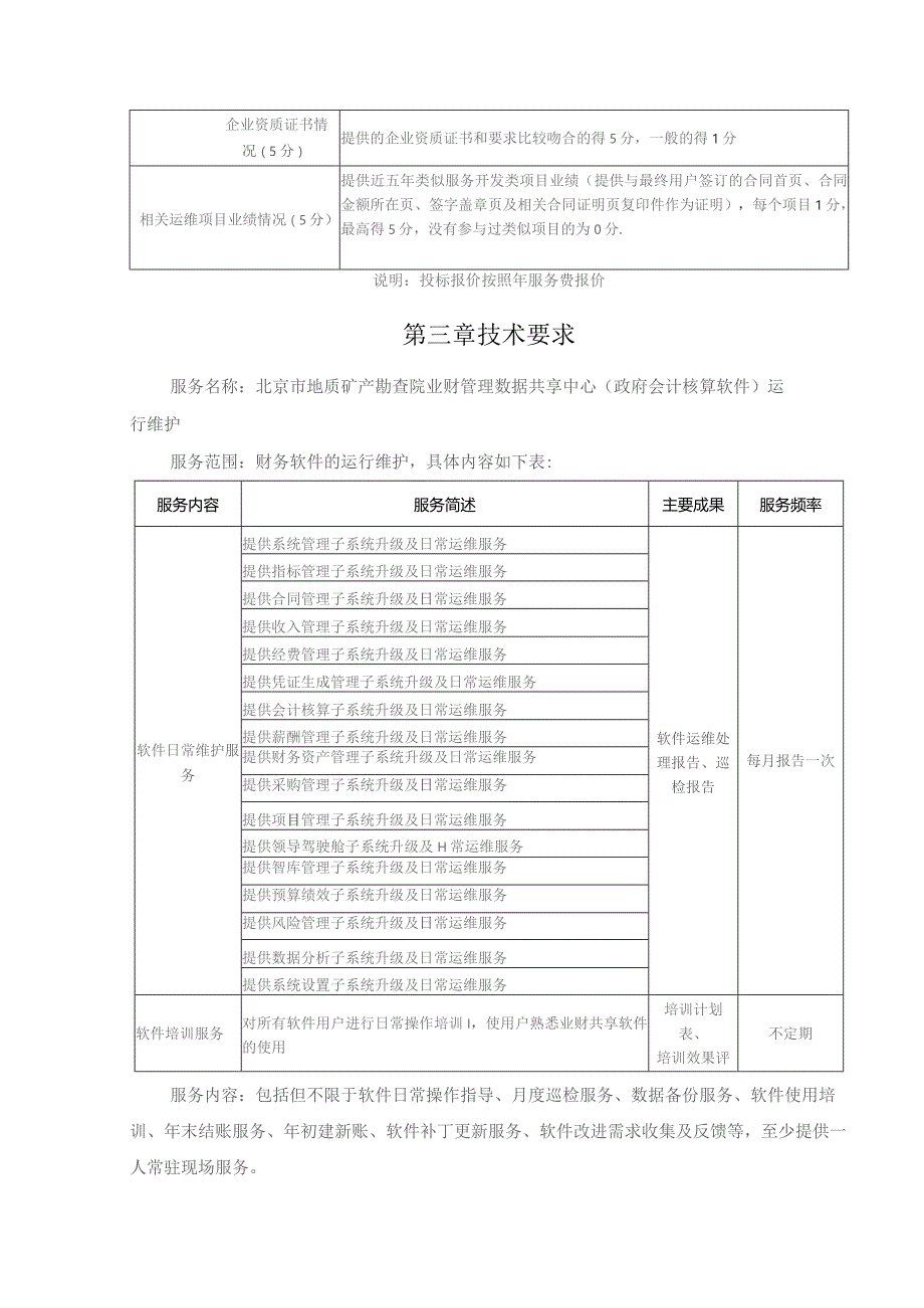 第一包业财管理数据共享中心政府会计核算软件维护服务项目内容及技术要求.docx_第2页