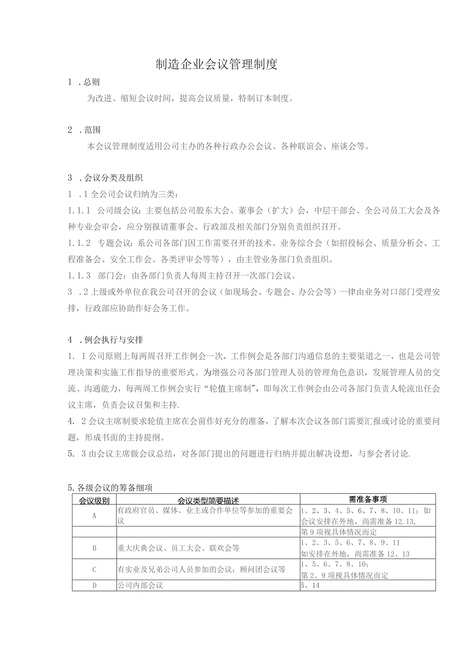 制造企业会议管理制度.docx_第1页