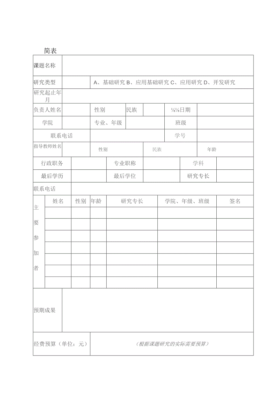 人文与管理学院暨“启明星”小组大学生科研课题设计大赛申报书.docx_第3页