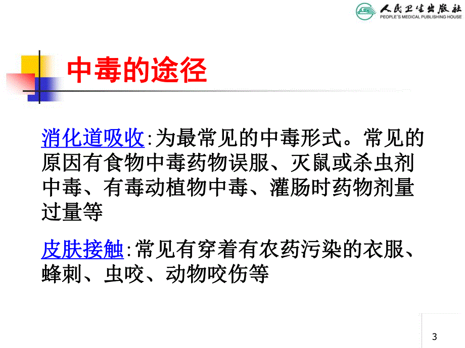 第八版儿科学儿童急性中毒专题讲座.ppt_第3页