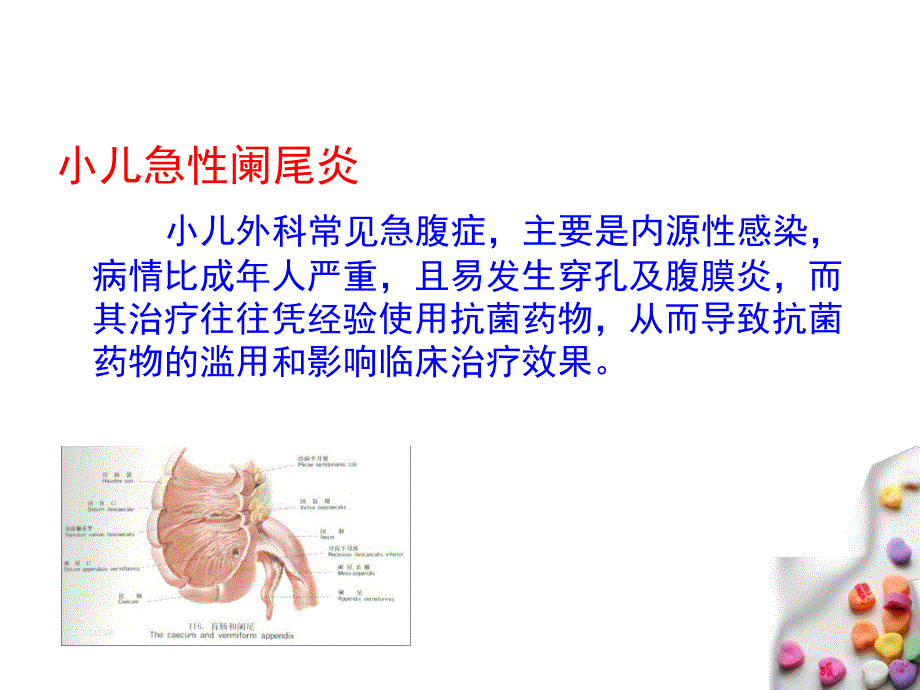 小儿急性阑尾炎病原菌构成及耐药性研究.ppt_第3页