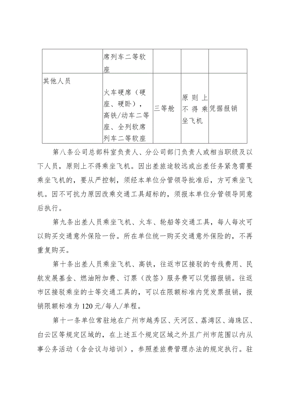 粤网字〔2020〕35号附件 广东省广播电视网络股份有限公司差旅费暂行管理办法.docx_第3页