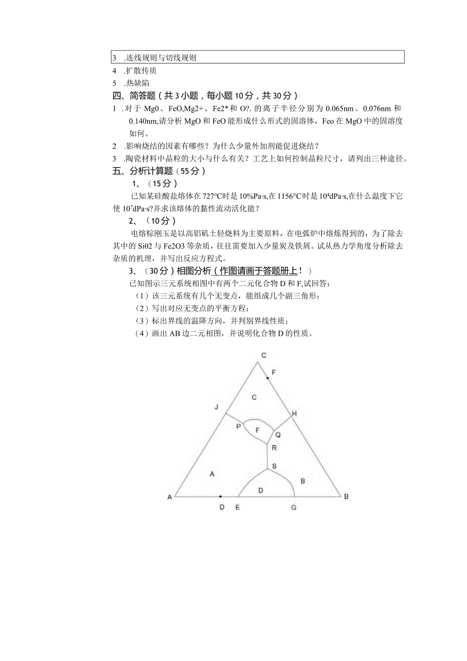 武汉科技大学811无机材料科学基础.docx_第2页