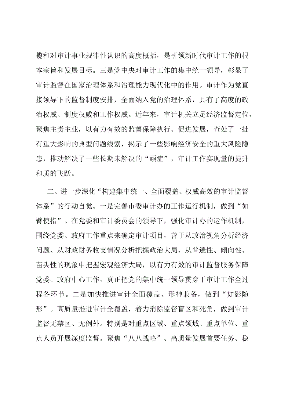 审计局在市委主题教育调研督导座谈会上的汇报发言.docx_第2页