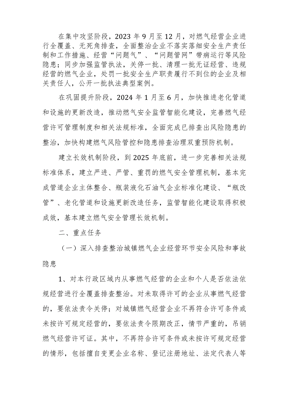 XX县住房和城乡建设领域城镇燃气安全专项整治工作方案.docx_第2页