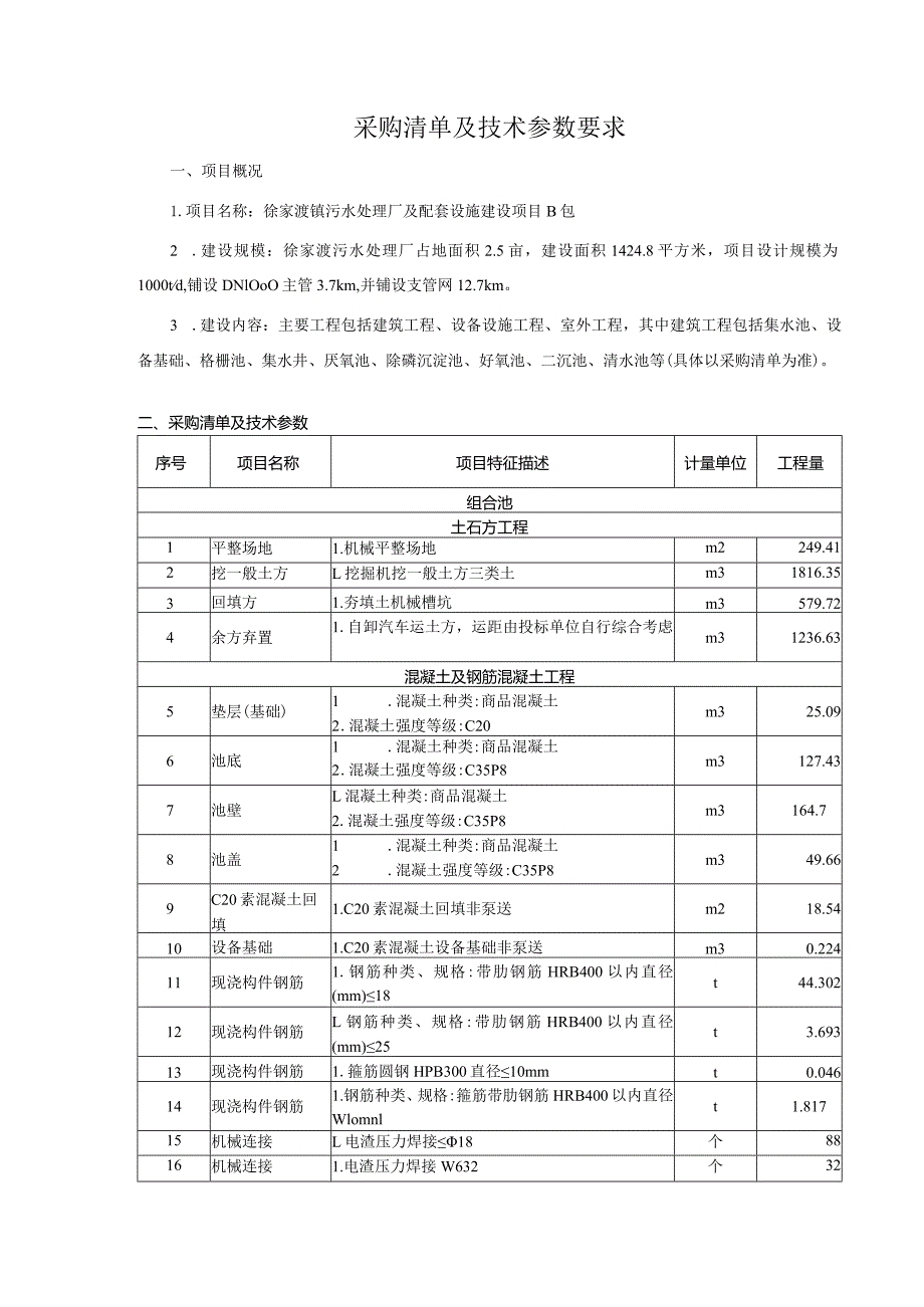 采购清单及技术参数要求.docx_第1页