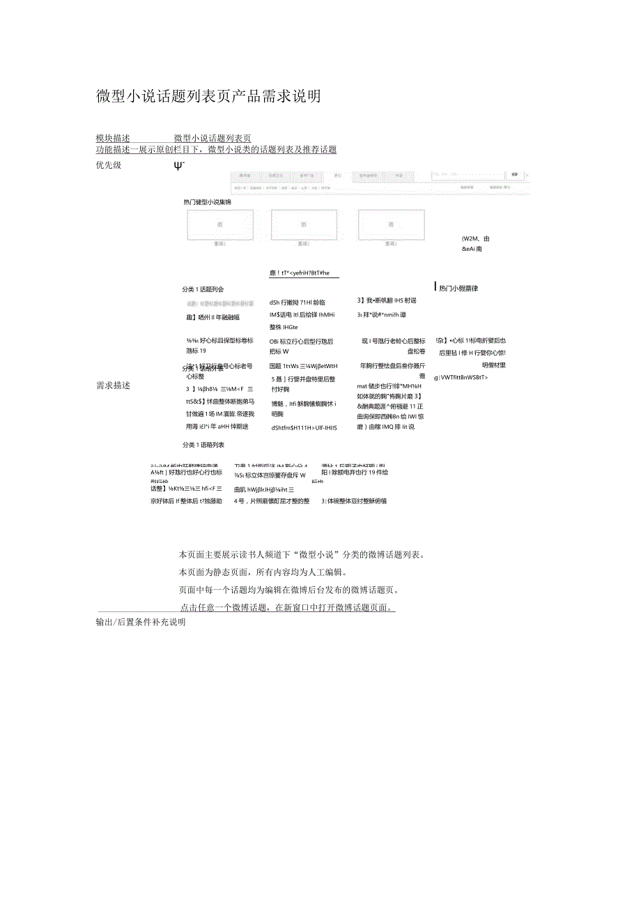 微型小说话题列表页产品需求说明.docx_第1页