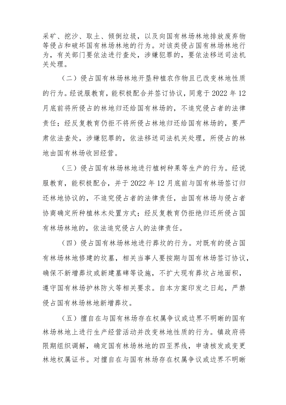 XX镇国有林场被侵占林地综合整治工作方案.docx_第3页