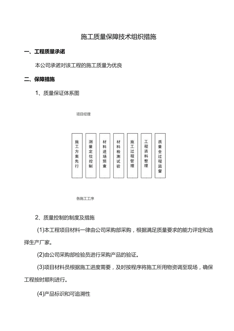 施工质量保障技术组织措施.docx_第1页