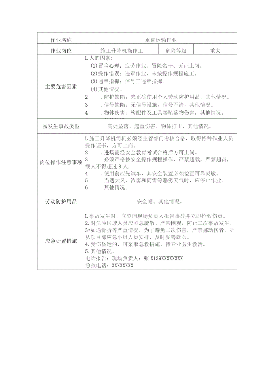 施工升降机操作工安全操作规程清单.docx_第1页