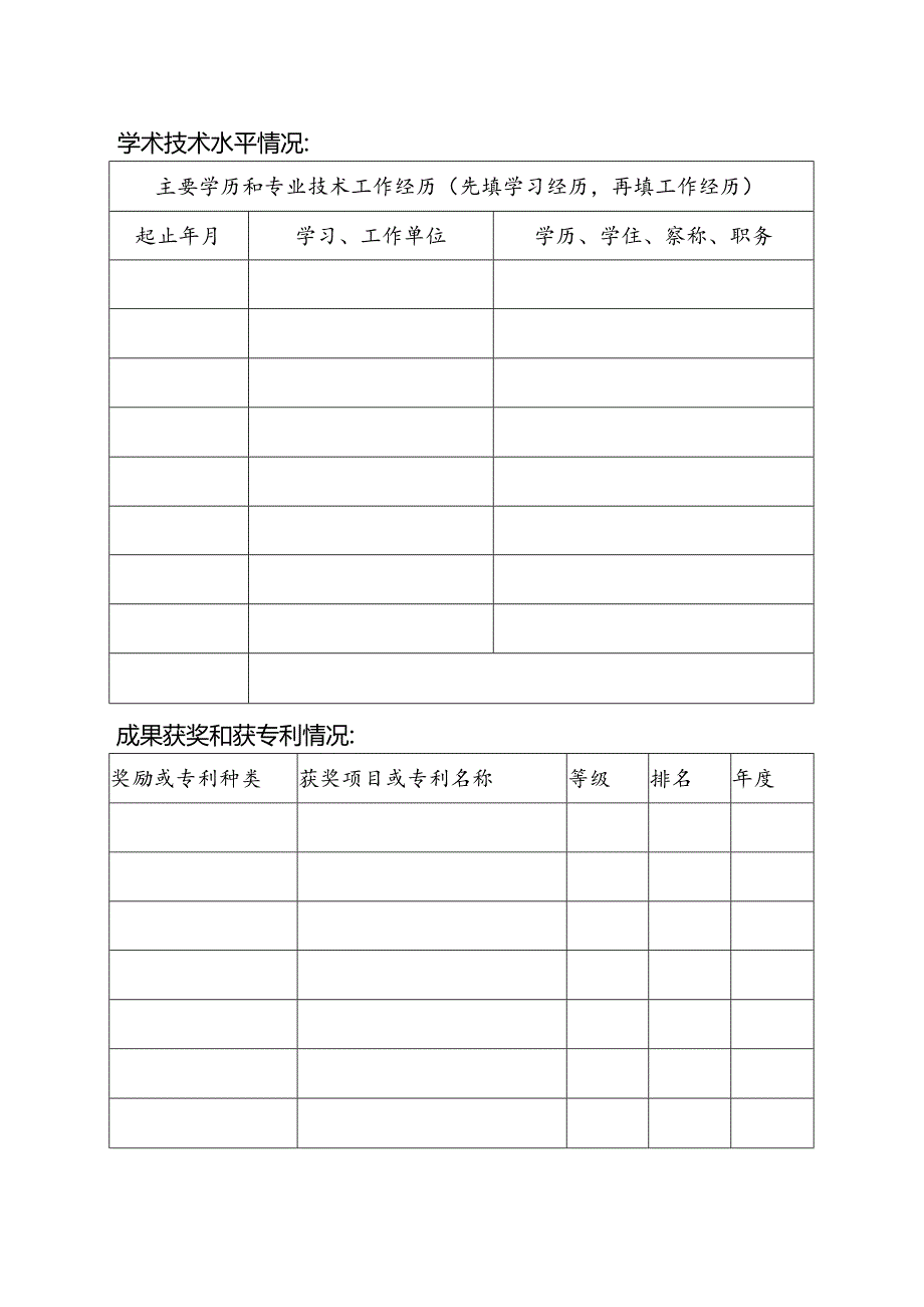 水利电力工程技术系列职称评审委员会评委专家库成员推荐表.docx_第3页