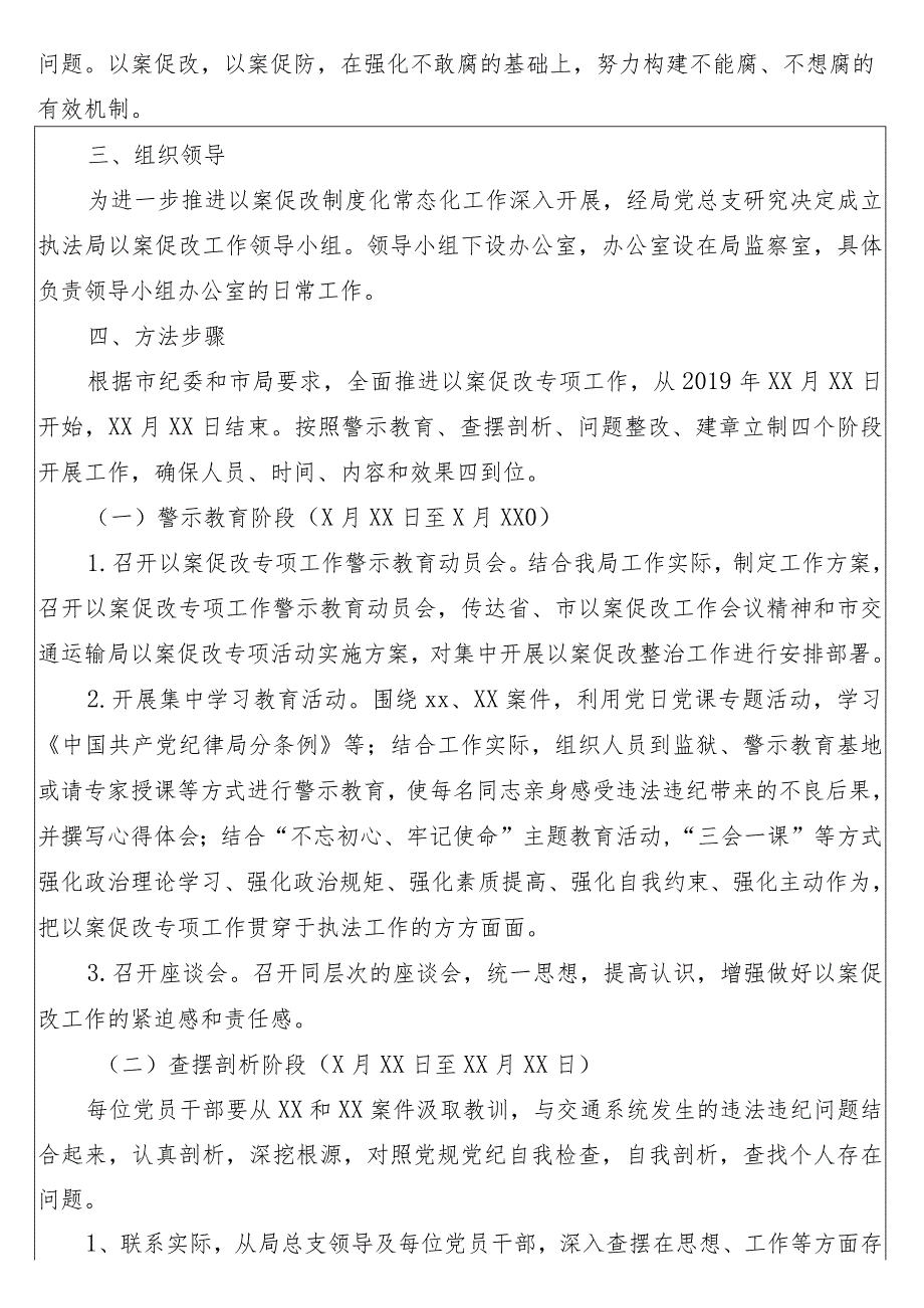 局机关关于以案促改专项工作实施方案（市级）.docx_第2页